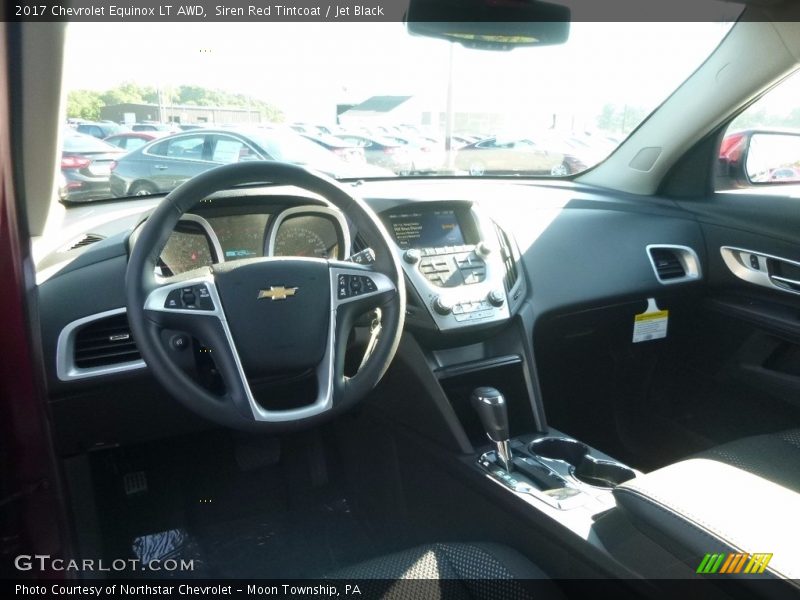 Siren Red Tintcoat / Jet Black 2017 Chevrolet Equinox LT AWD