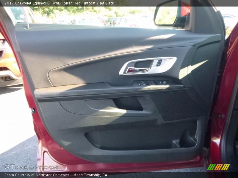 Siren Red Tintcoat / Jet Black 2017 Chevrolet Equinox LT AWD