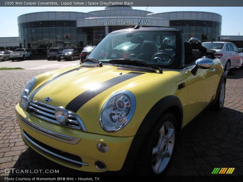 Liquid Yellow / Space Grey/Panther Black 2005 Mini Cooper Convertible