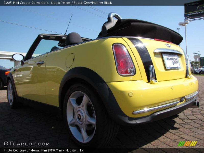 Liquid Yellow / Space Grey/Panther Black 2005 Mini Cooper Convertible