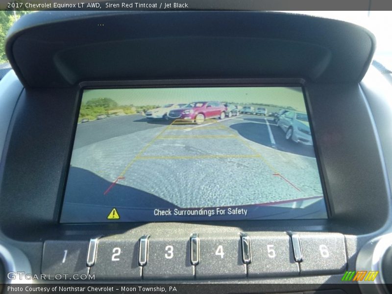 Siren Red Tintcoat / Jet Black 2017 Chevrolet Equinox LT AWD