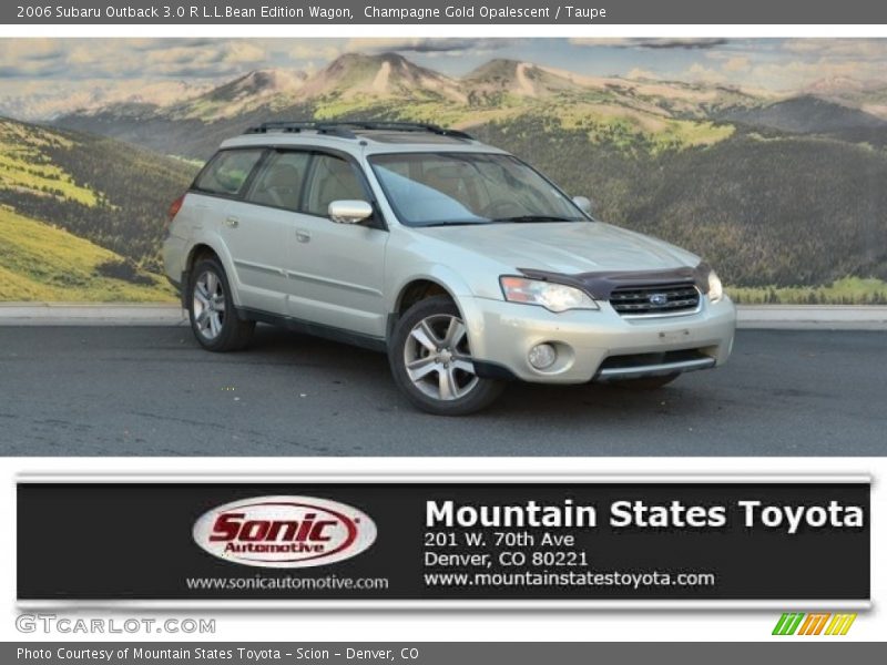 Champagne Gold Opalescent / Taupe 2006 Subaru Outback 3.0 R L.L.Bean Edition Wagon
