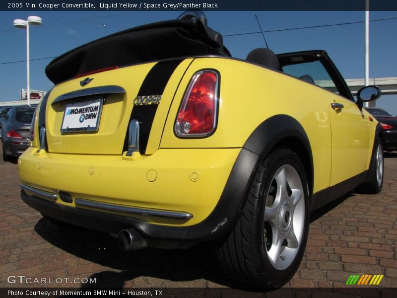 Liquid Yellow / Space Grey/Panther Black 2005 Mini Cooper Convertible
