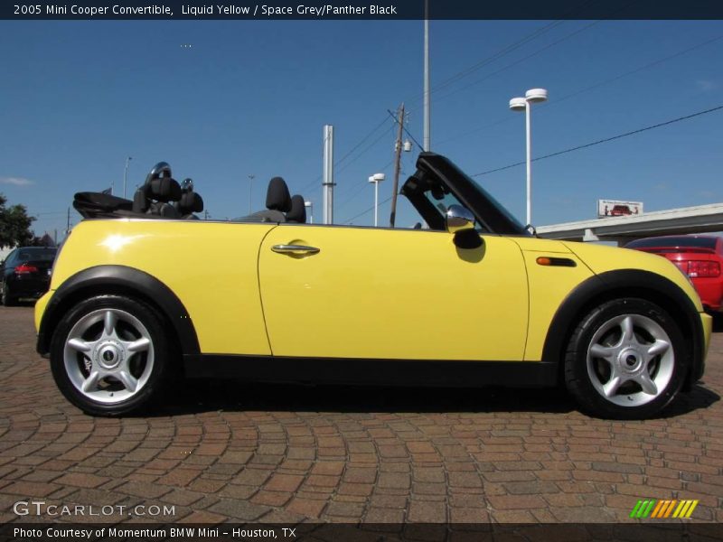 Liquid Yellow / Space Grey/Panther Black 2005 Mini Cooper Convertible