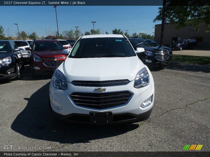 Summit White / Jet Black 2017 Chevrolet Equinox LT