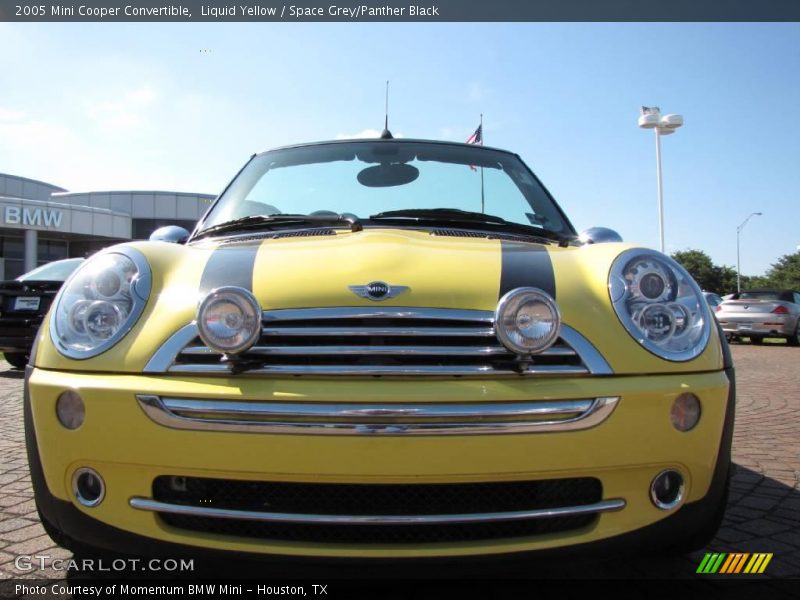 Liquid Yellow / Space Grey/Panther Black 2005 Mini Cooper Convertible