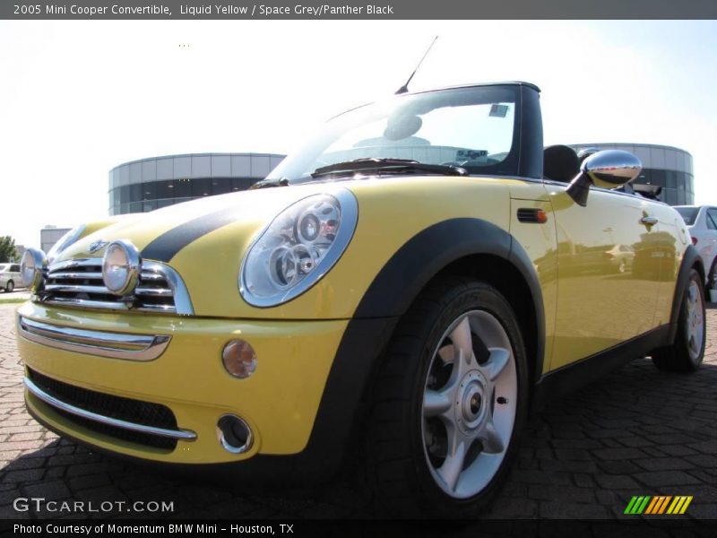 Liquid Yellow / Space Grey/Panther Black 2005 Mini Cooper Convertible