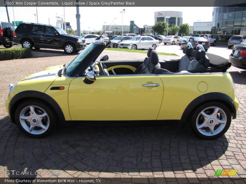 Liquid Yellow / Space Grey/Panther Black 2005 Mini Cooper Convertible