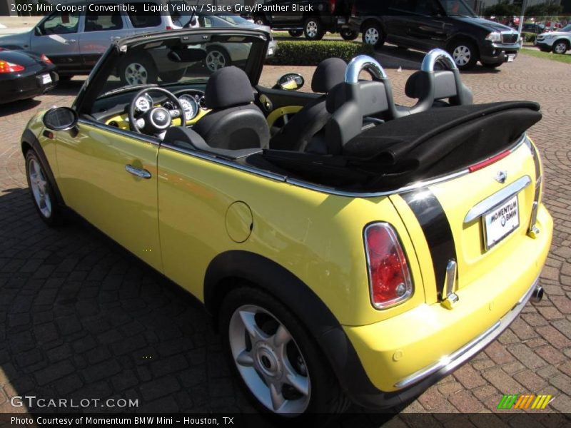Liquid Yellow / Space Grey/Panther Black 2005 Mini Cooper Convertible