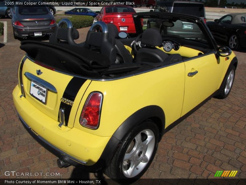 Liquid Yellow / Space Grey/Panther Black 2005 Mini Cooper Convertible