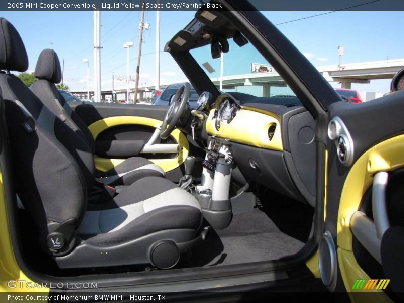Liquid Yellow / Space Grey/Panther Black 2005 Mini Cooper Convertible