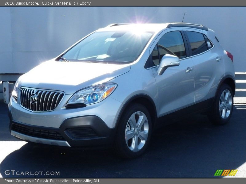 Quicksilver Metallic / Ebony 2016 Buick Encore