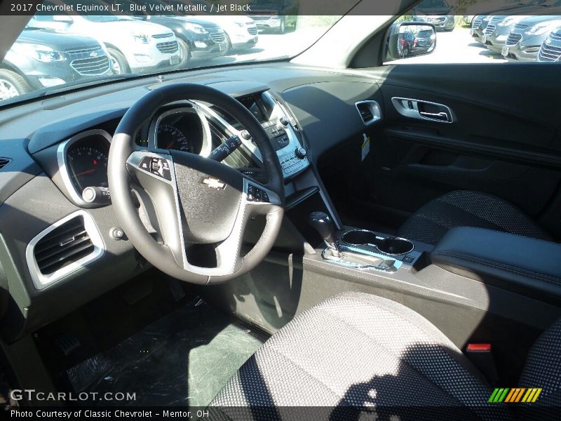Blue Velvet Metallic / Jet Black 2017 Chevrolet Equinox LT