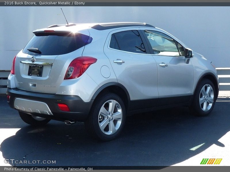 Quicksilver Metallic / Ebony 2016 Buick Encore
