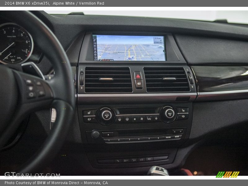 Alpine White / Vermilion Red 2014 BMW X6 xDrive35i