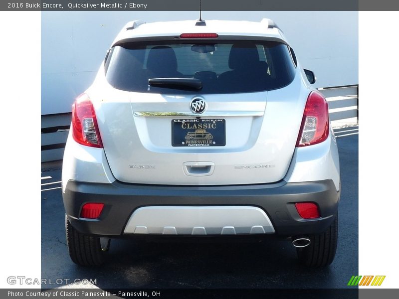 Quicksilver Metallic / Ebony 2016 Buick Encore