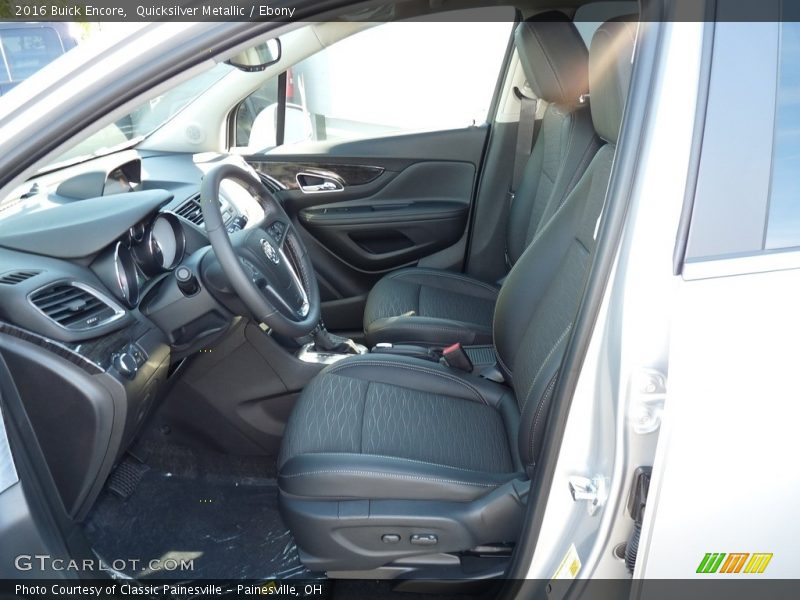 Quicksilver Metallic / Ebony 2016 Buick Encore