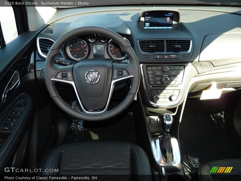 Quicksilver Metallic / Ebony 2016 Buick Encore