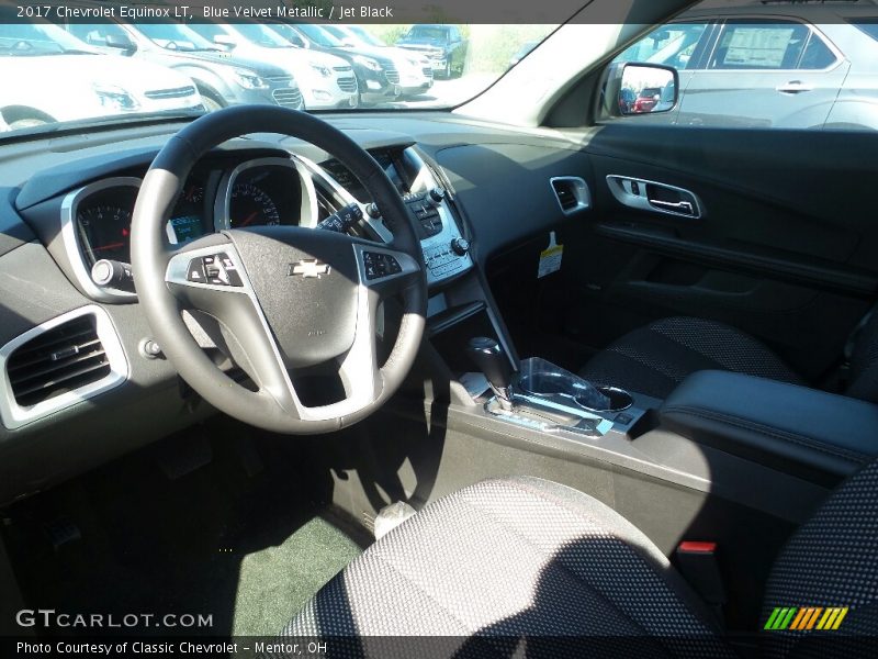 Blue Velvet Metallic / Jet Black 2017 Chevrolet Equinox LT