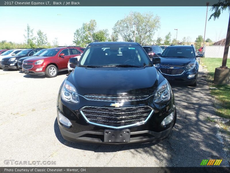 Black / Jet Black 2017 Chevrolet Equinox LT