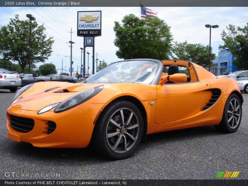 Chrome Orange / Black 2005 Lotus Elise
