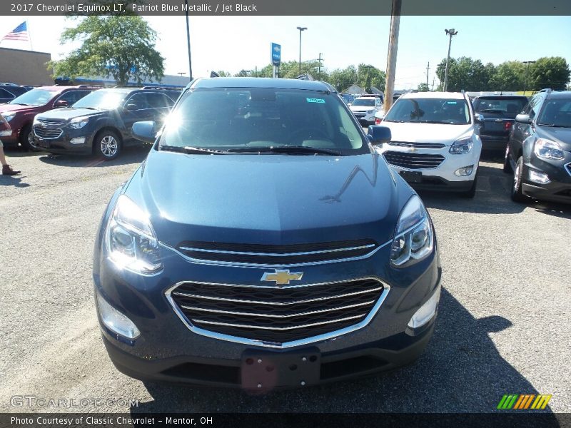 Patriot Blue Metallic / Jet Black 2017 Chevrolet Equinox LT