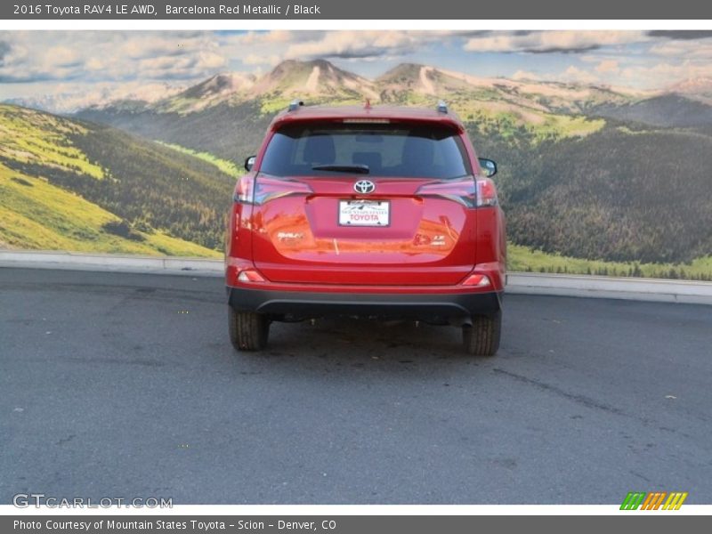 Barcelona Red Metallic / Black 2016 Toyota RAV4 LE AWD