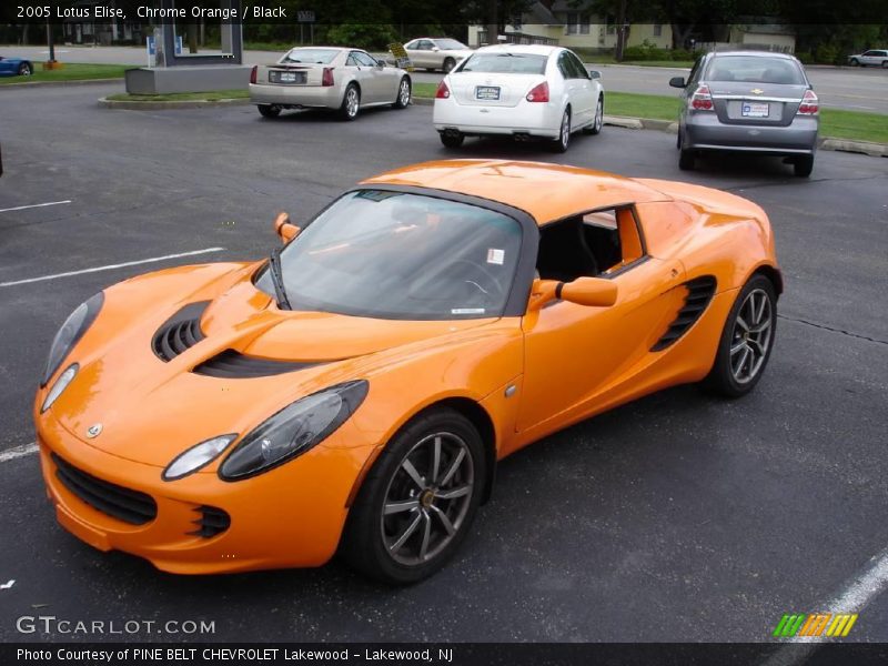 Chrome Orange / Black 2005 Lotus Elise