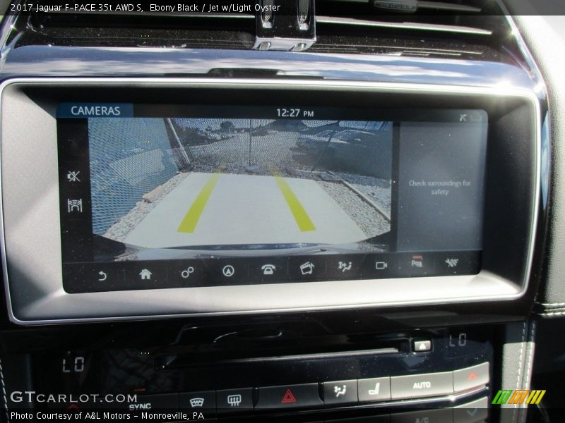 Ebony Black / Jet w/Light Oyster 2017 Jaguar F-PACE 35t AWD S