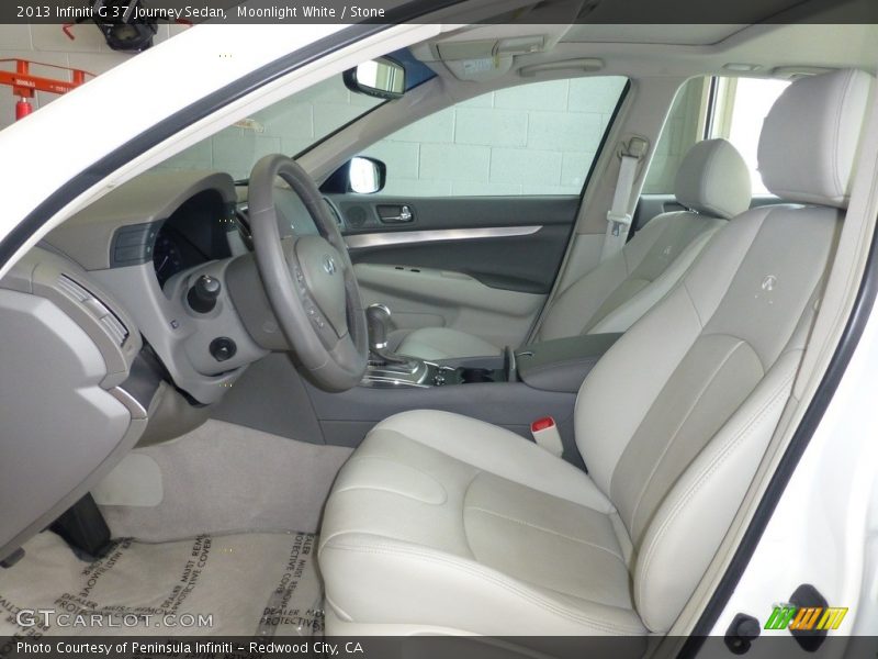 Moonlight White / Stone 2013 Infiniti G 37 Journey Sedan
