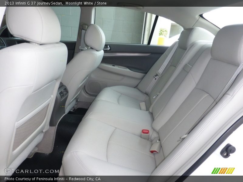 Moonlight White / Stone 2013 Infiniti G 37 Journey Sedan