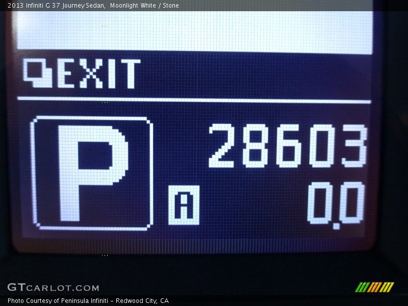 Moonlight White / Stone 2013 Infiniti G 37 Journey Sedan