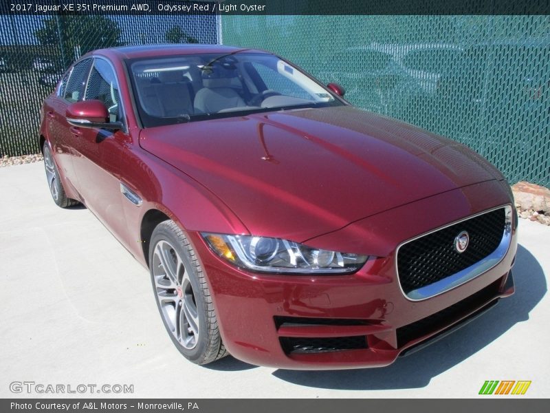 Front 3/4 View of 2017 XE 35t Premium AWD