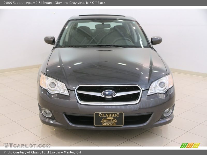 Diamond Gray Metallic / Off Black 2009 Subaru Legacy 2.5i Sedan