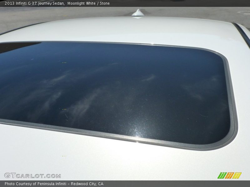Moonlight White / Stone 2013 Infiniti G 37 Journey Sedan