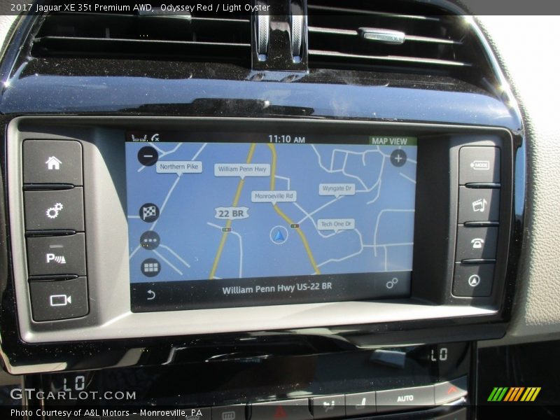 Odyssey Red / Light Oyster 2017 Jaguar XE 35t Premium AWD