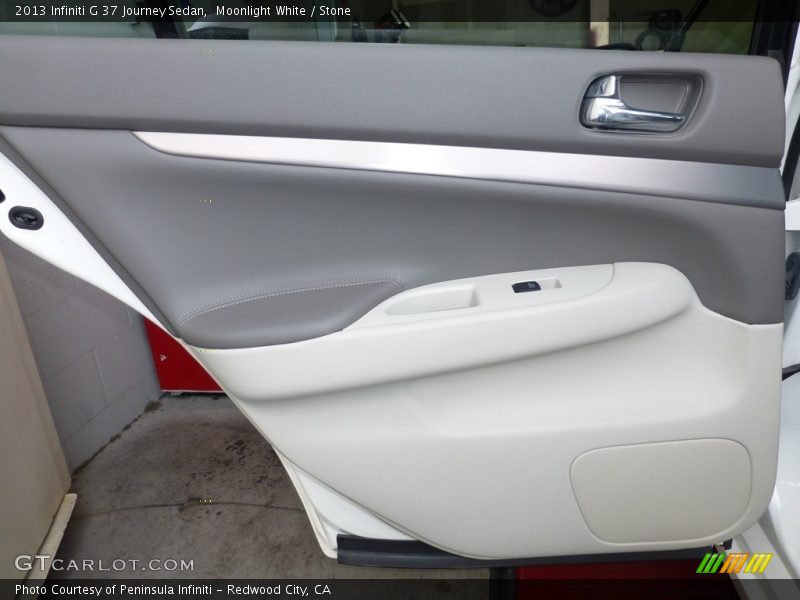 Moonlight White / Stone 2013 Infiniti G 37 Journey Sedan