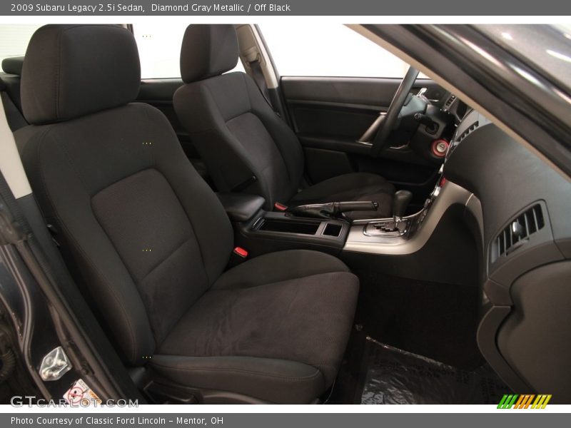 Diamond Gray Metallic / Off Black 2009 Subaru Legacy 2.5i Sedan