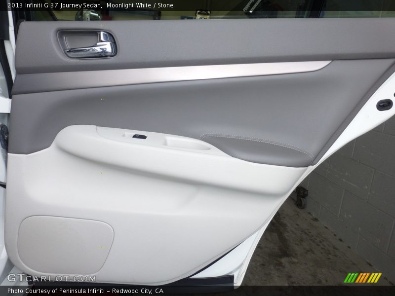 Moonlight White / Stone 2013 Infiniti G 37 Journey Sedan