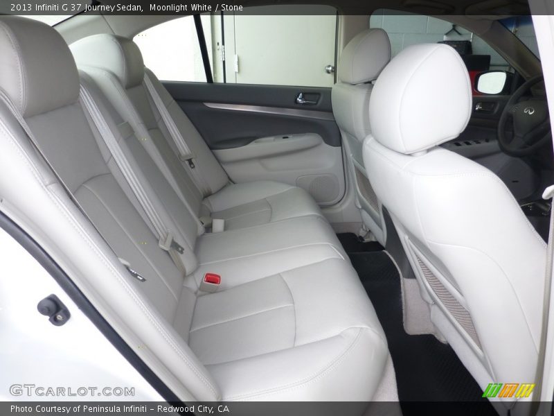 Moonlight White / Stone 2013 Infiniti G 37 Journey Sedan