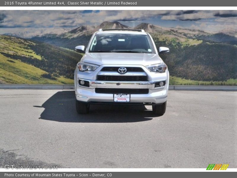 Classic Silver Metallic / Limited Redwood 2016 Toyota 4Runner Limited 4x4