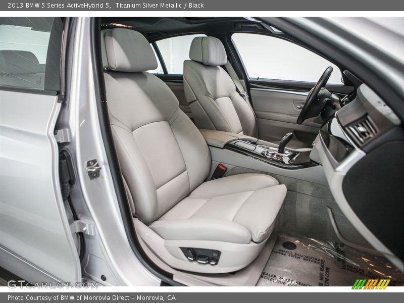 Titanium Silver Metallic / Black 2013 BMW 5 Series ActiveHybrid 5