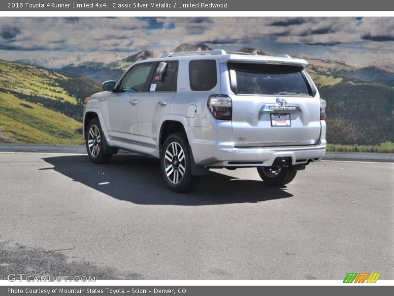 Classic Silver Metallic / Limited Redwood 2016 Toyota 4Runner Limited 4x4