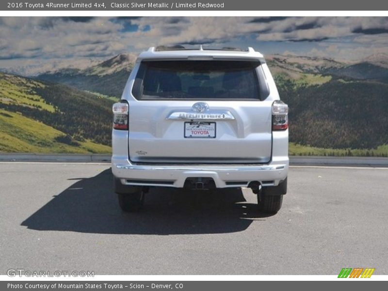 Classic Silver Metallic / Limited Redwood 2016 Toyota 4Runner Limited 4x4