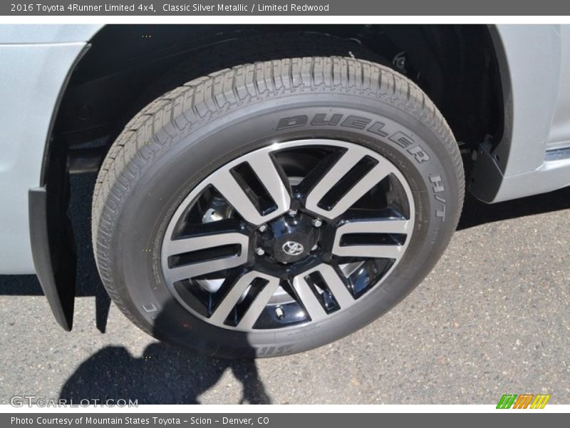 Classic Silver Metallic / Limited Redwood 2016 Toyota 4Runner Limited 4x4