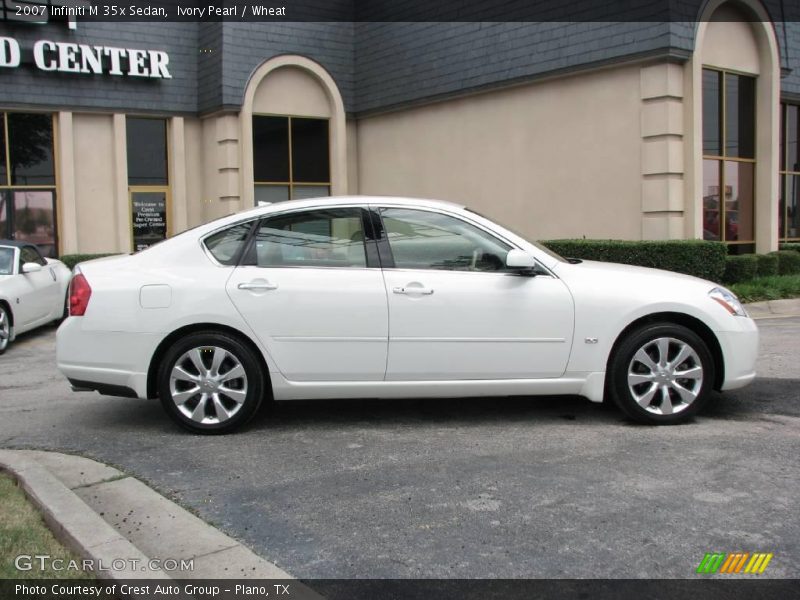 Ivory Pearl / Wheat 2007 Infiniti M 35x Sedan