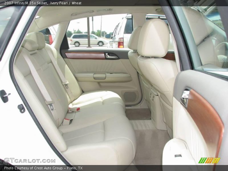 Ivory Pearl / Wheat 2007 Infiniti M 35x Sedan