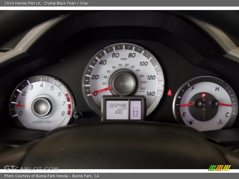 Crystal Black Pearl / Gray 2014 Honda Pilot LX
