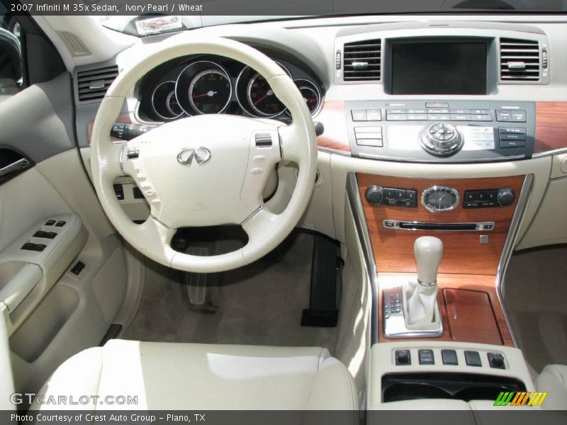 Ivory Pearl / Wheat 2007 Infiniti M 35x Sedan