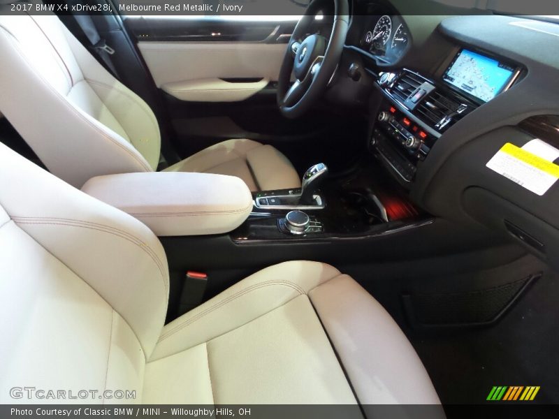 Melbourne Red Metallic / Ivory 2017 BMW X4 xDrive28i